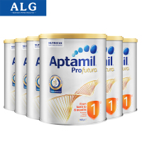 【保税仓】 澳洲爱他美（Aptamil）白金版婴幼儿配方奶粉900g 1段6罐 原装进口