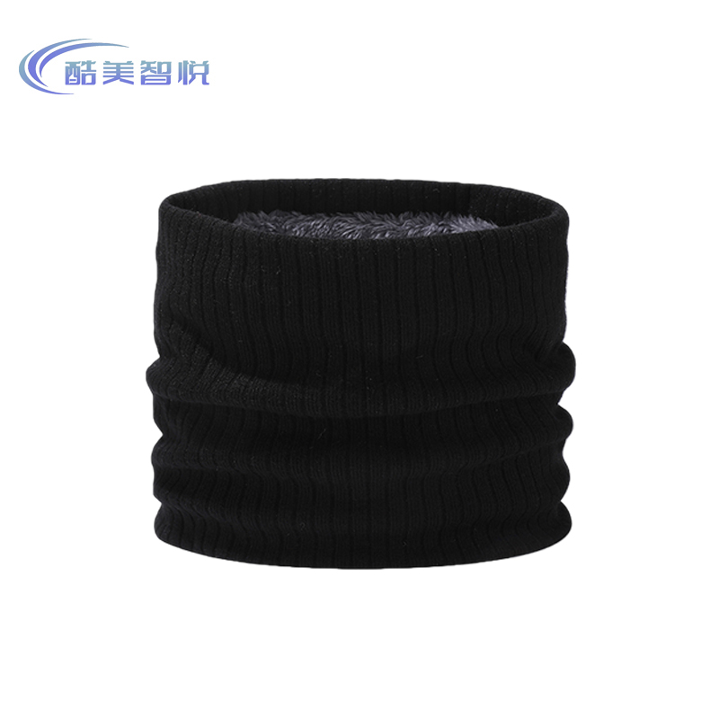 酷美智悦 加绒脖套+防寒帽两件套 KM-BH833 套高清大图