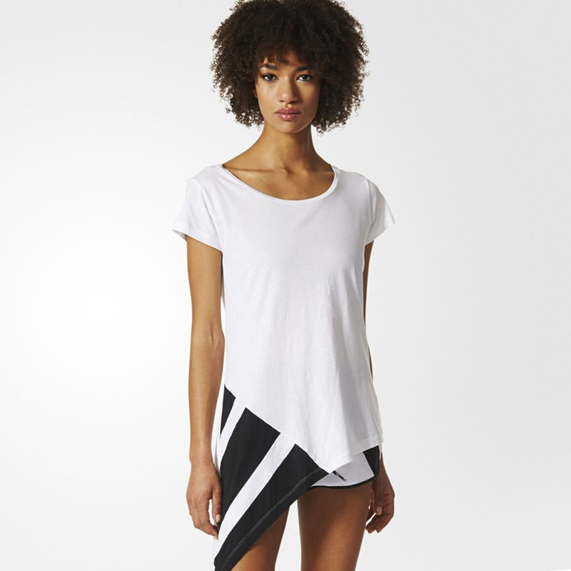 阿迪达斯adidas 三叶草 EQT BLOCK TEE 女子短袖上衣BP9300 L/38 BP9300