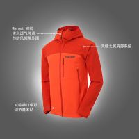 Marmot/土拨鼠户外男士夹克防泼水弹力透气M3软壳衣