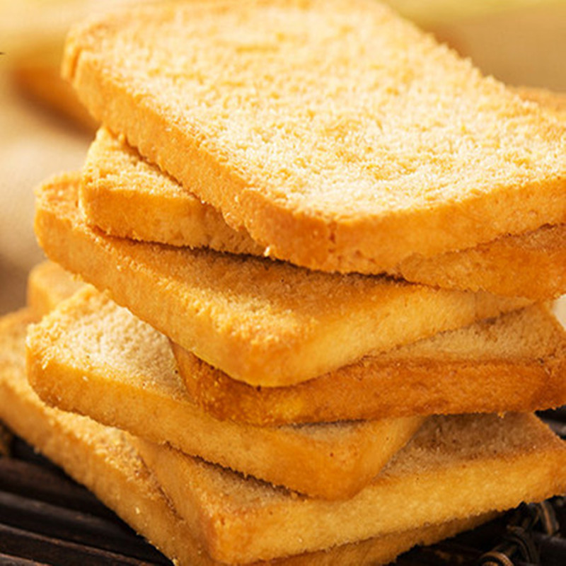 米多奇烤香馍片馍丁3斤休闲零食烤馍馒头片饼干早餐小吃食品整箱