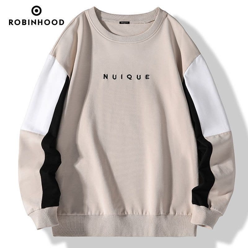 ROBINHOOD/罗宾汉新款春秋季卫衣男士休闲运动男装上衣宽松体恤潮图片