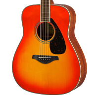 雅马哈(YAMAHA)FG820AB单板民谣吉它升级版木吉他jita桃花芯背侧板秋色渐变41英寸