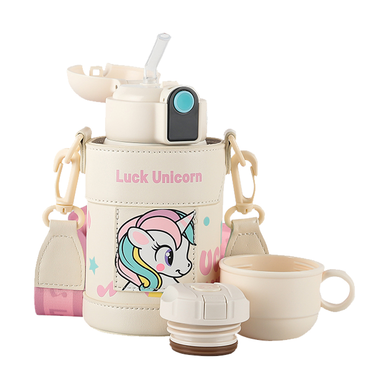 杯具熊 独角兽RT108-480 保温杯 480ml 米色