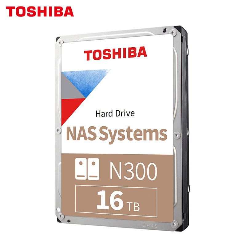 东芝机械硬盘16T垂直CMR N300 NAS级监控服务器硬盘 16tb SATA3台式机硬盘 3.5英寸 16t机械盘