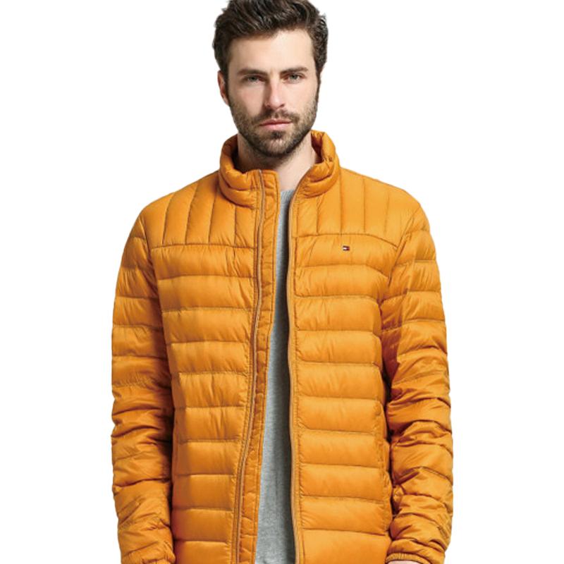 [美国直采 官方正品]tommy hilfiger 男士防风羽绒服 155an231 金色