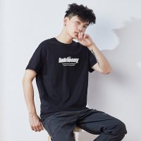 唐狮春夏新款短袖T恤男纯棉宽松潮流圆领简约学生百搭上衣in