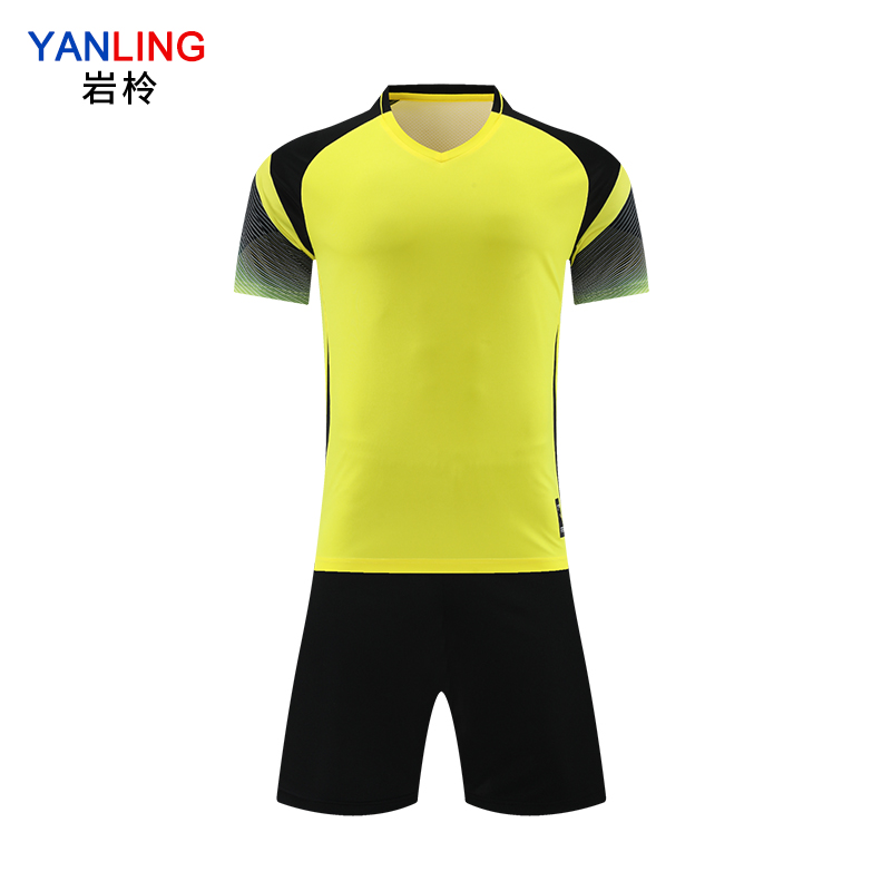 岩柃 足球服套装 25Y3ZQ004 柠檬黄 S