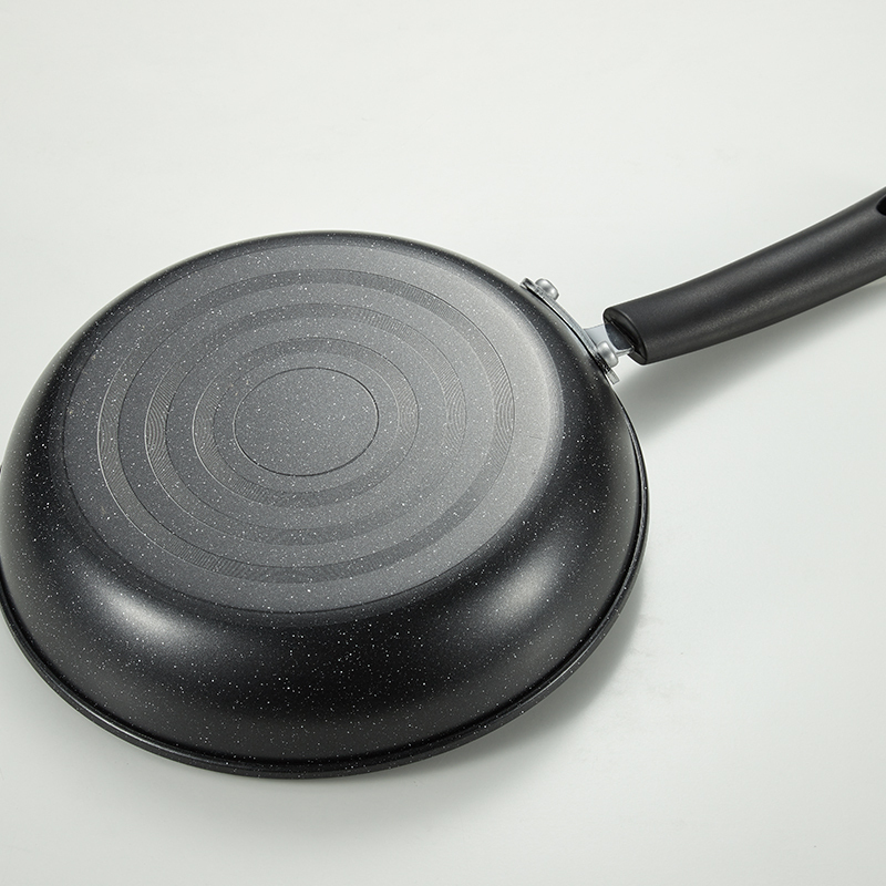 BRK Germany德国厨具慕尼黑不粘锅套锅炒锅30cm&煎锅24cm双面麦饭石不粘锅具套装仿荷叶精铁平底锅燃气灶专用