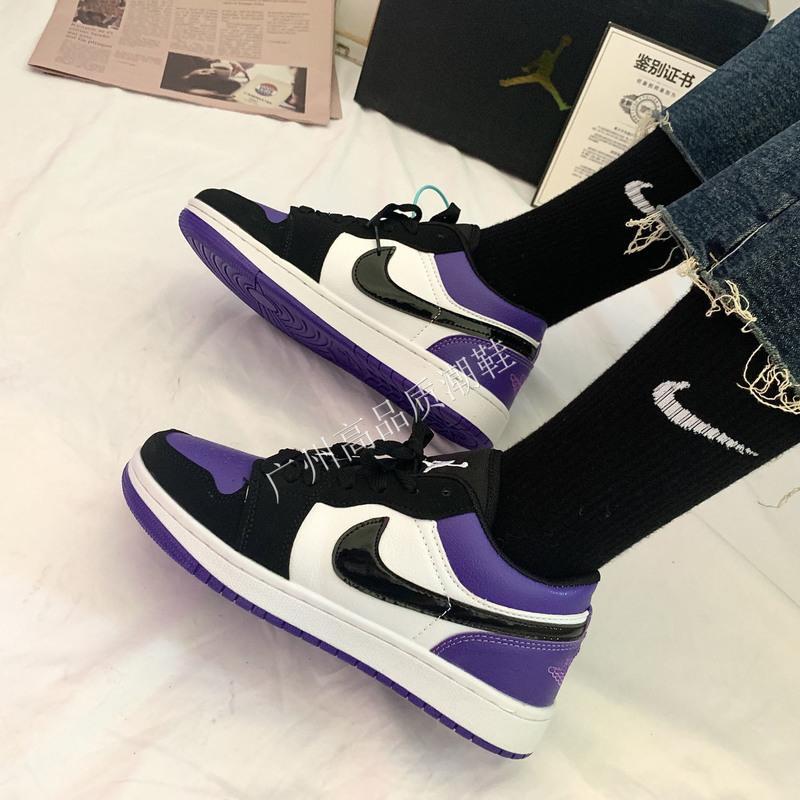 春夏秋季新款aj1男女低帮情侣鞋休闲板鞋经典百搭复古学生鞋乔一aj1