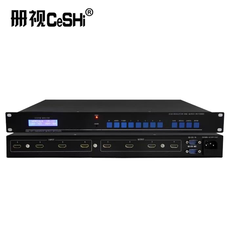 册视HDMI矩阵切换器HDMI0808台高清大图