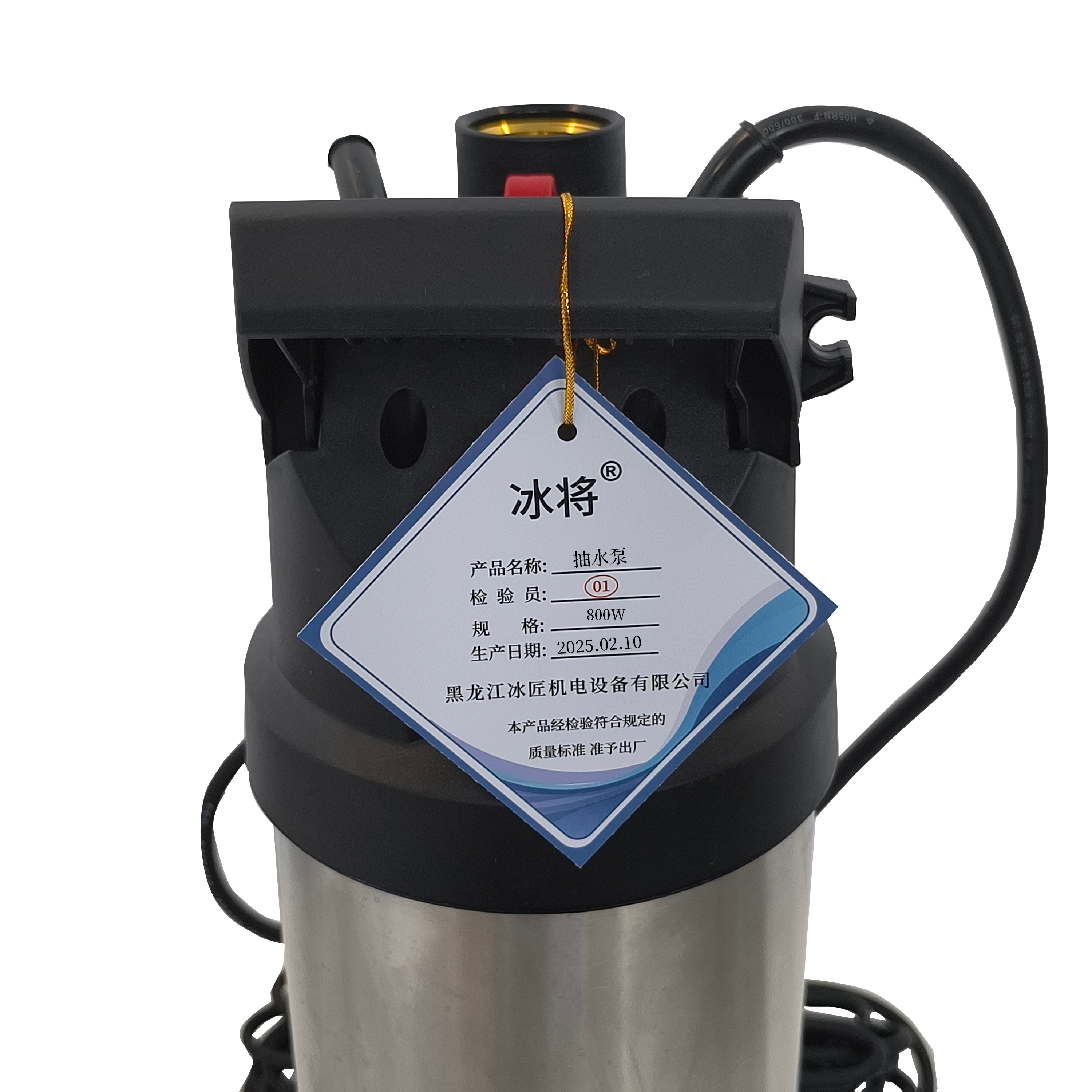 冰将 220V低水位自动抽水泵潜水泵 800W 台高清大图