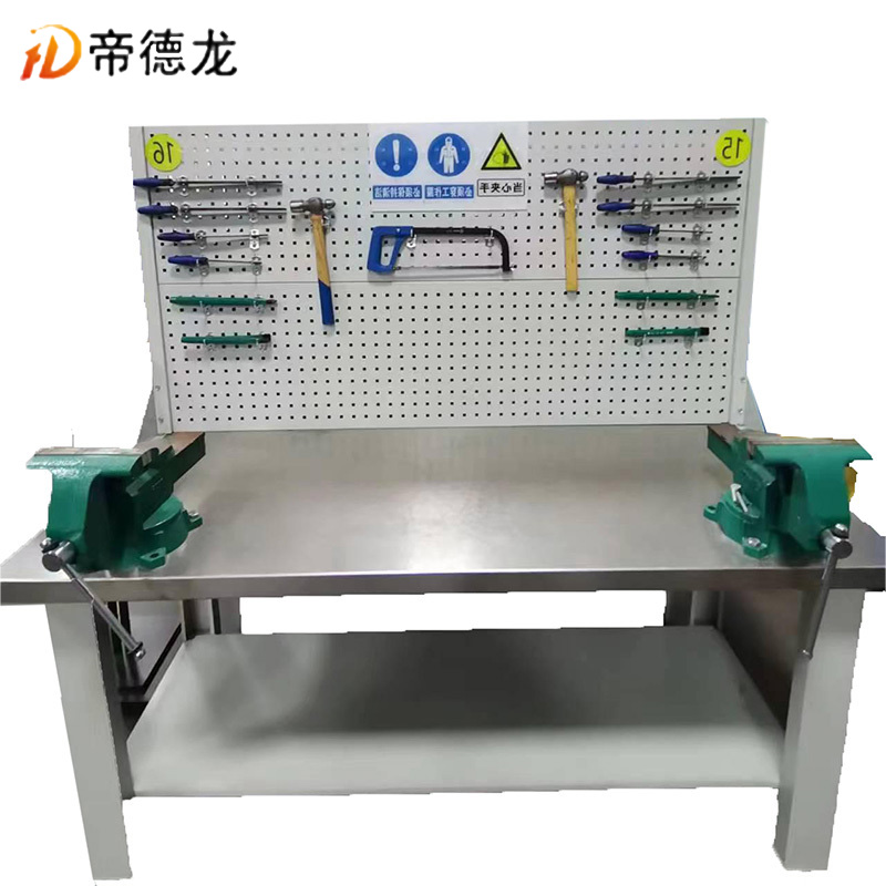 帝德龙钳工工作台操作实验台W22 1600*800*800mm高清大图