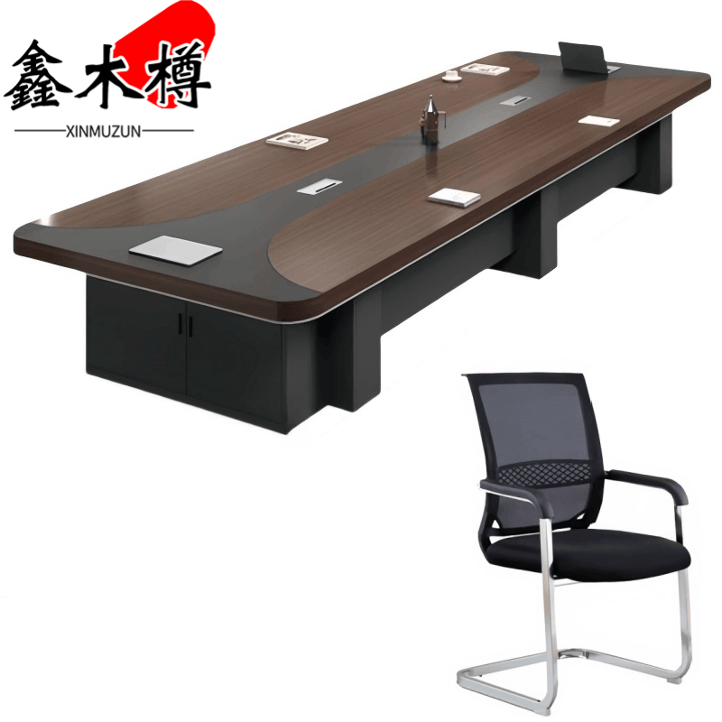 鑫木樽会议桌5m十八椅套高清大图