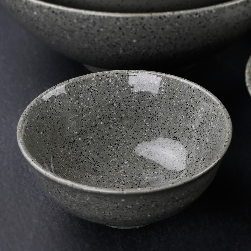 美浓烧日式口天目星墨纹10件套装家用餐具