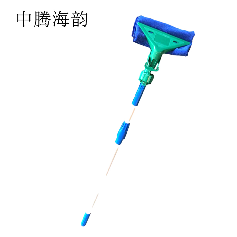 中腾海韵 卡扣式老虎夹拖布 1.2米加厚铝伸缩杆（送毛巾） 个
