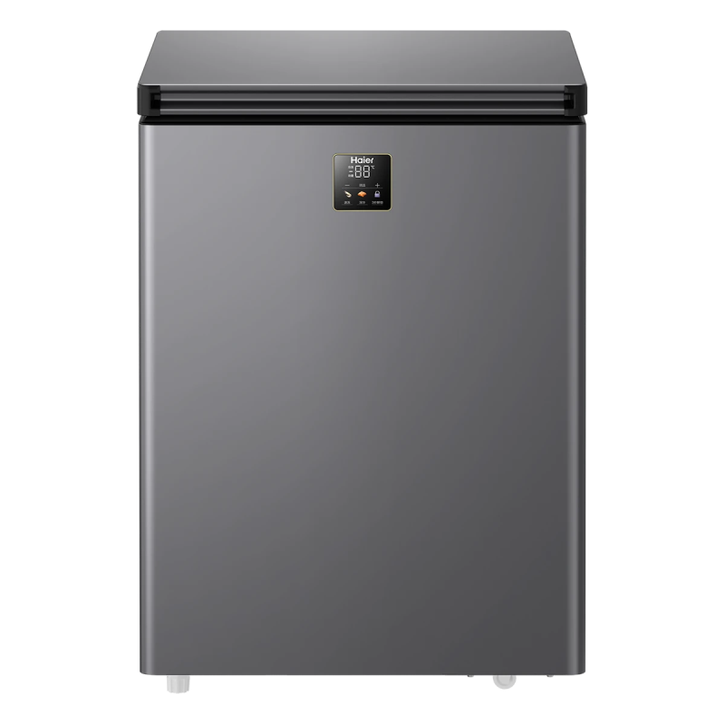海尔(Haier)142升家用冰柜 冷柜小型 细胞级冷冻多重抑菌净味冷藏冷冻柜 一级能效 减霜80%节能冰柜 钣金面板高清大图