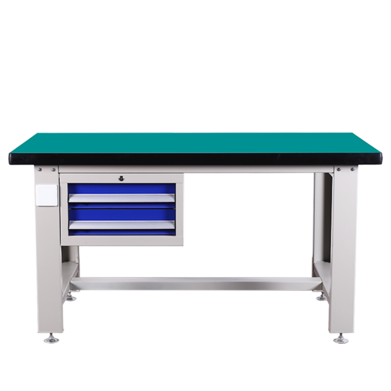 铭思达重型钳工台1.8米吊二抽张高清大图