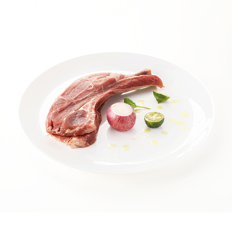 大庄园 新西兰进口羊肉 单骨法式羊排500g/袋（约3片） 原切法式羔羊排肩排