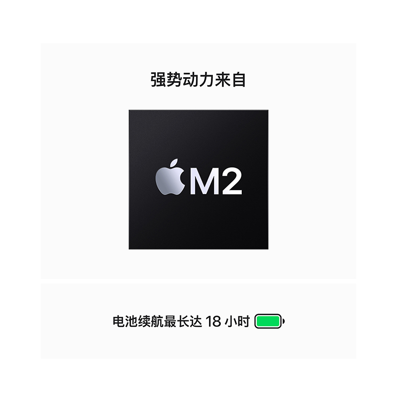 2023 新品 Apple MacBook Air 8GB 512GB 笔记本电脑 轻薄本 午夜色高清大图