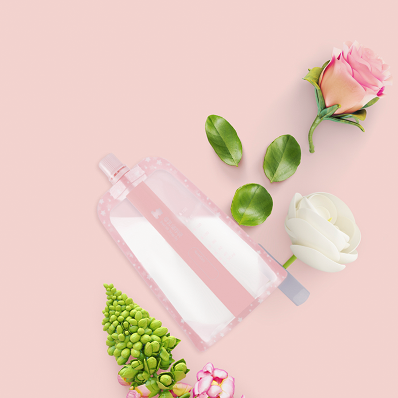 小白熊母乳储存袋/瓶多功能储奶袋/瓶果汁保鲜袋母乳保鲜袋150ml 30pcs09778