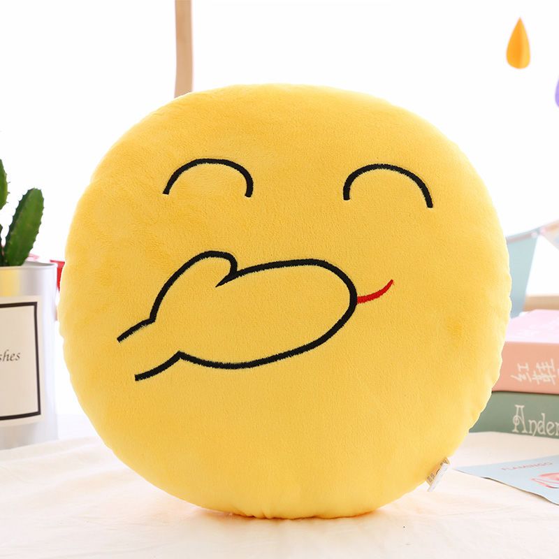 大号抱枕表情包抱枕表情毛绒玩具公仔枕头笑脸靠垫睡觉可爱布娃娃烈珺