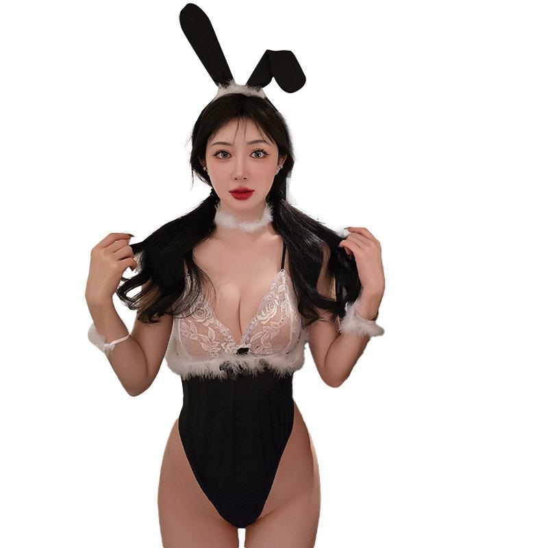 长夜漫漫情趣内衣性感兔女郎制服丝袜诱惑女仆装猫女扮演诱惑2310idcsDY高清大图