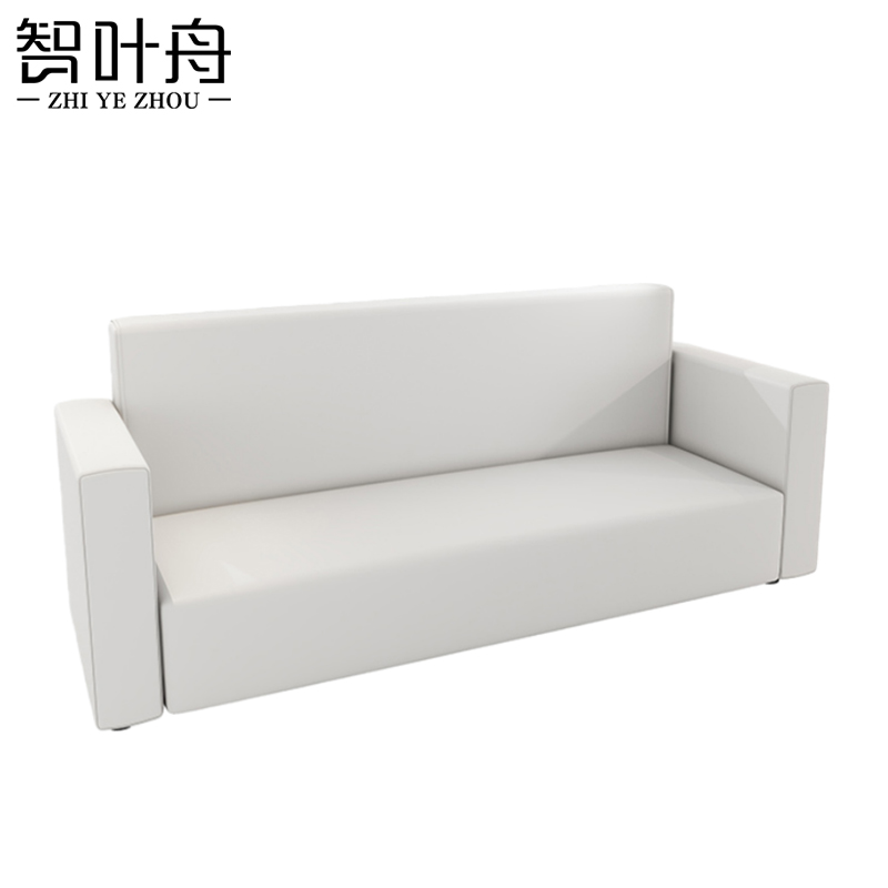 智叶舟商务沙发三人位180*75*80cm张高清大图
