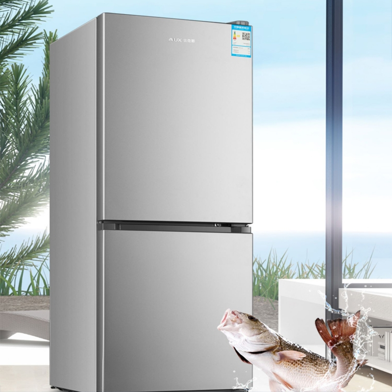 奥克斯(aux)176l双门小型冰箱家用两开门电冰箱宿舍租房大容量_奥克斯
