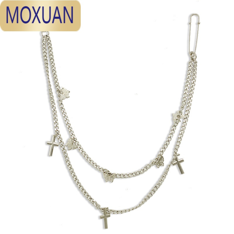 MOXUAN酷A电竞少女裙链jk腰带链条腰链装饰品裤链子配饰ins单孔朋克皮带