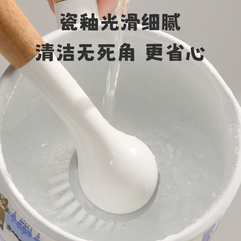 FUJIHORO日本进口富士姆明moomin珐琅锅搪瓷锅宝宝辅食小奶锅汤锅 双耳汤锅20CM3L汤锅高清大图