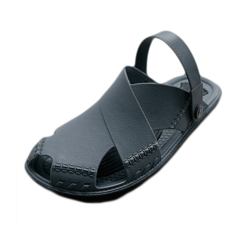 越南拖鞋温突拖鞋凉鞋两用鞋男士时尚户外双色洞洞鞋硅胶鞋橡胶鞋