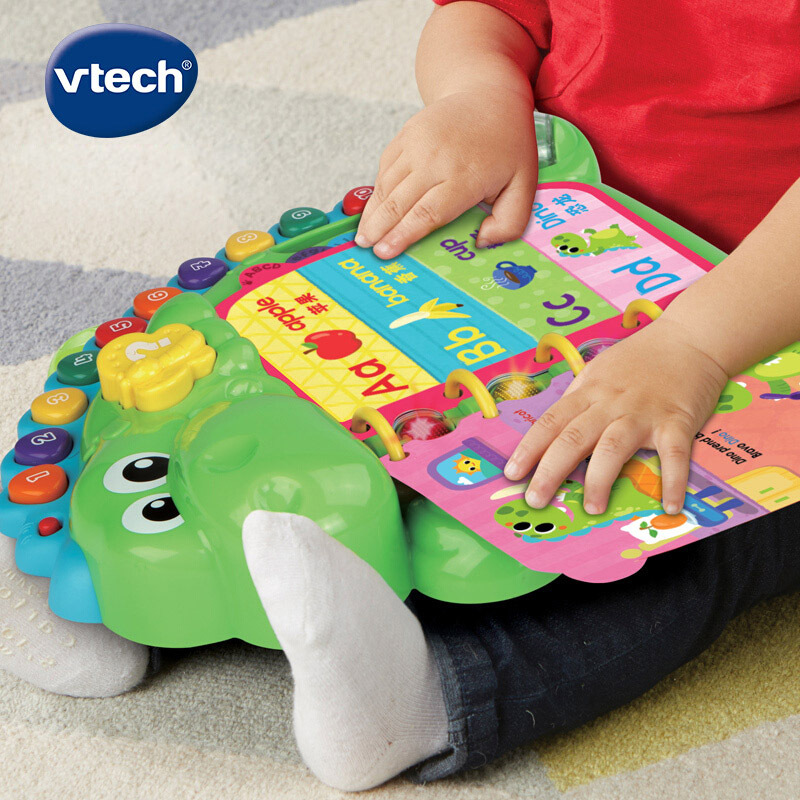 伟易达(Vtech) Kidschool早教系列 恐龙故事书 英语学习教具早教机电子点读书儿童玩具