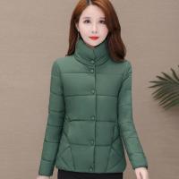 迪鲁奥（DILUAO)羽绒服中年女式新款时尚妈妈小外套_617 4XL 绿色