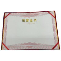一狮优质荣誉证书D-8K/套