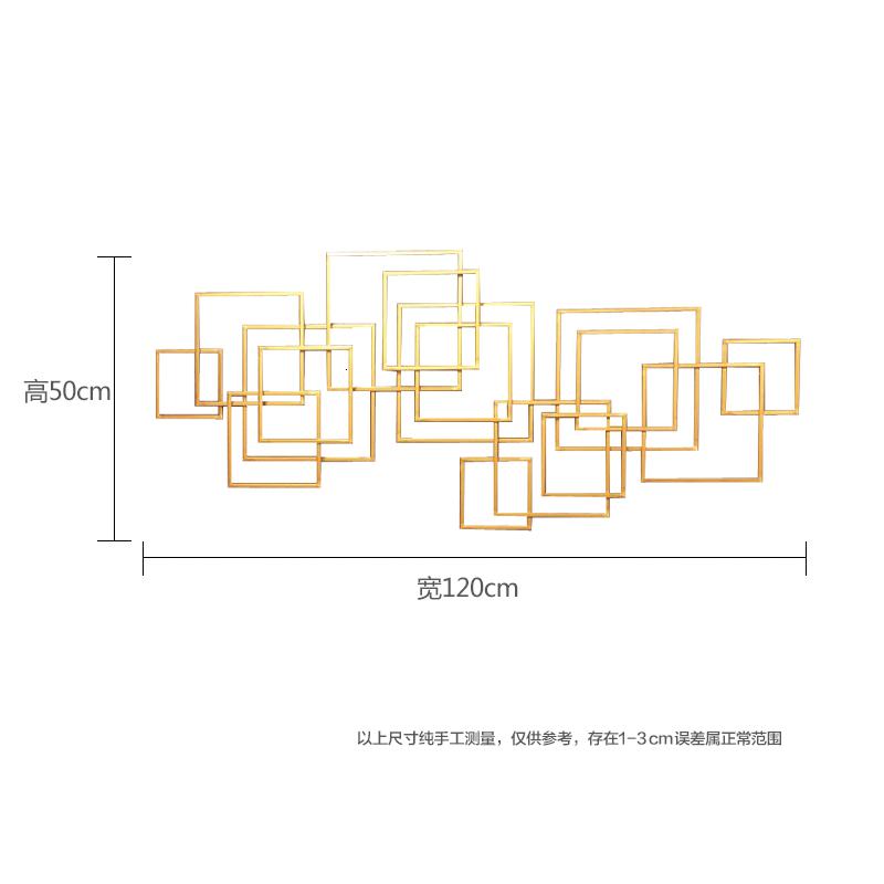 简约现代客厅玄关轻奢风沙发背景墙墙面装饰挂件金属铁艺壁挂壁饰 三维工匠 支持定制颜色尺寸_825_929