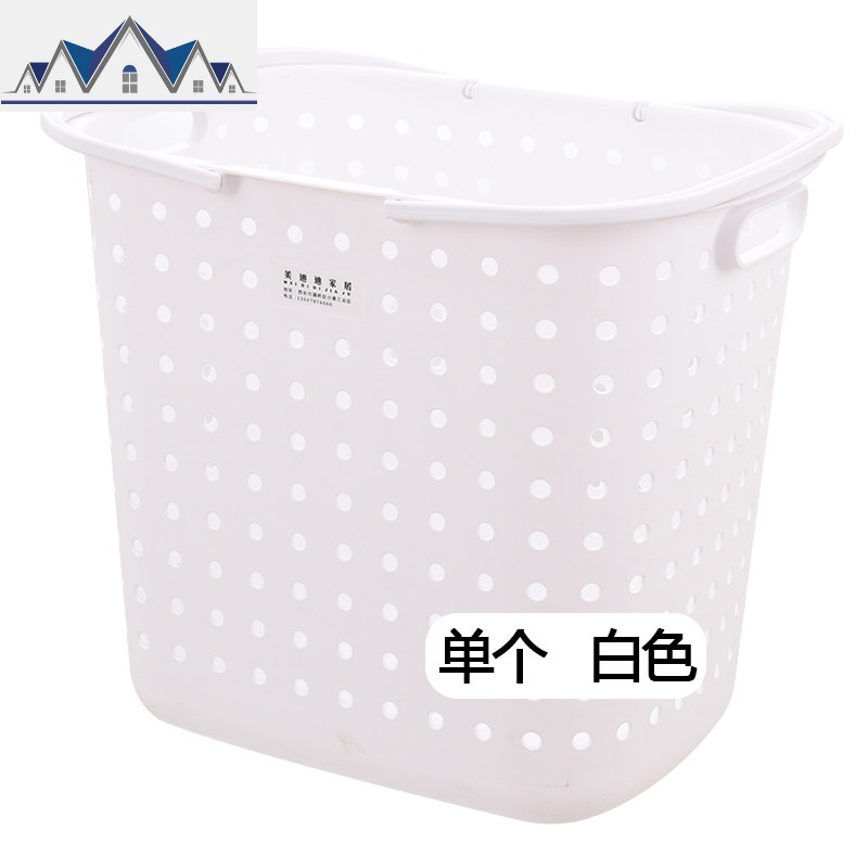 脏衣篮洗衣篮分层放衣服收纳筐床边洗手间浴室换洗衣服收纳筐篮子 三维工匠收纳篮高清大图