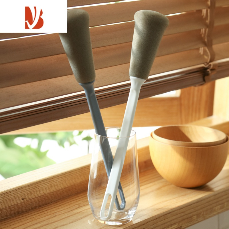 三维工匠洗杯子器洗杯刷奶瓶清洗刷家用清洁杯子刷海绵小刷子茶渍涮子