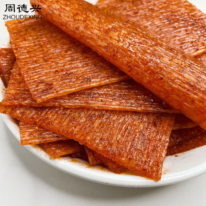 周氏兄弟大辣片香辣片80童年怀旧辣条辣片麻辣面筋食品周氏兄弟100克