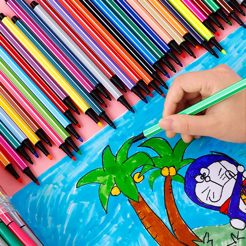 儿童水彩笔套装可水洗涂鸦彩色笔幼儿园宝宝画画笔小学生礼品