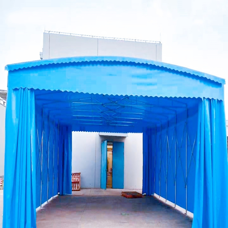 防雨移动推拉蓬户外折叠闪电客遮雨棚大型棚子收缩遮阳棚活动伸缩式