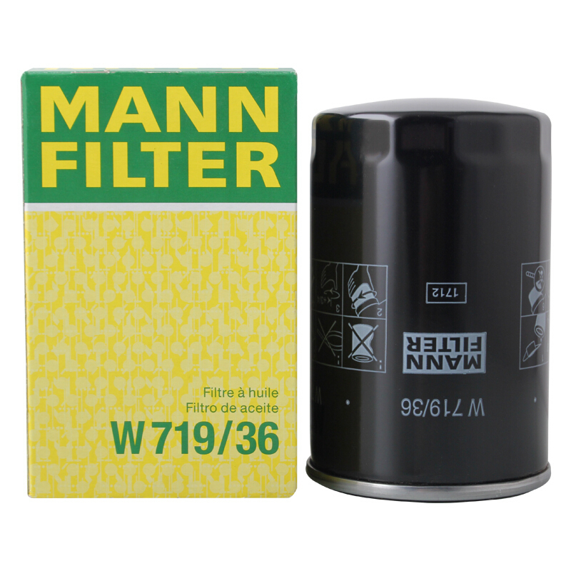 曼牌(MANN)机滤W719/36适配04-07款捷豹S-Type/08-12款XF/05-07款XJ6L