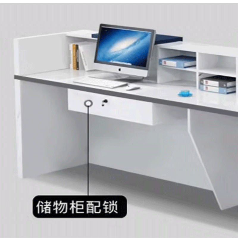 前台桌 1200*600*1000mm高清大图