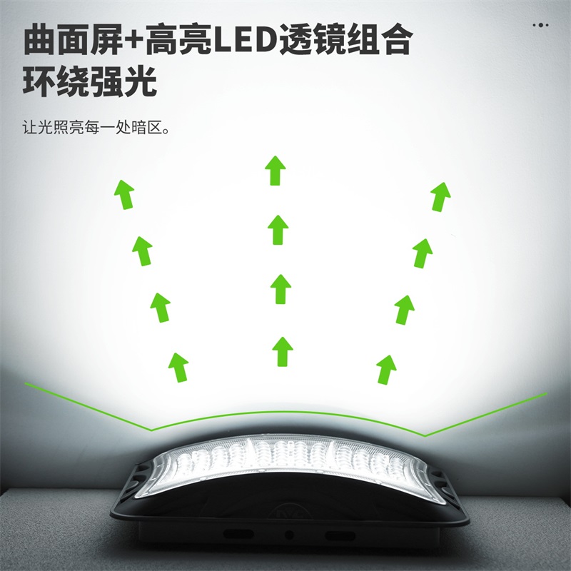 雷士照明太阳能LED壁挂灯庭院灯高亮曲面屏防水节能环保长续航高清大图