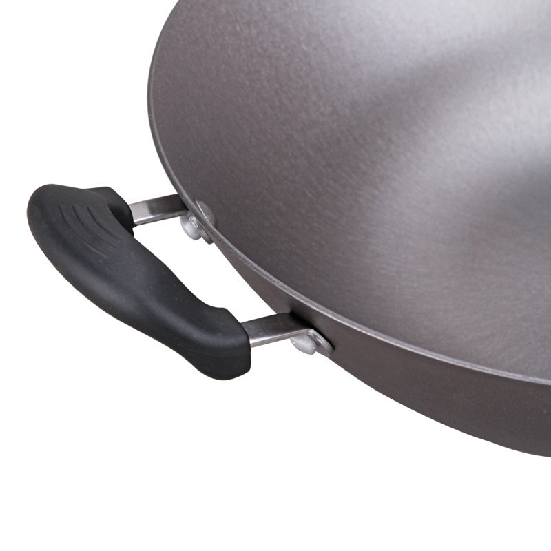 苏泊尔(SUPOR) 炒锅精铸富铁锅健康生铁锅带玻璃盖 明火电磁炉通用32cm FC32E高清大图