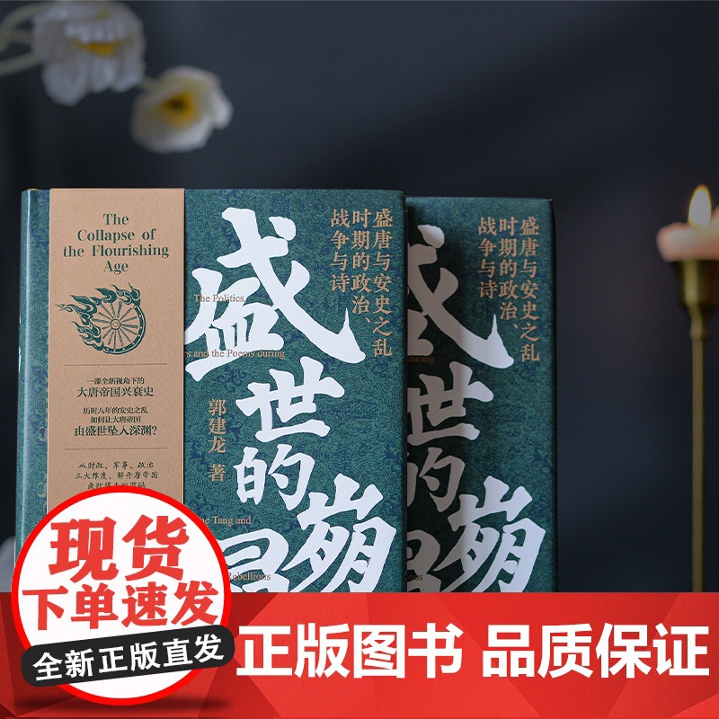 盛世的崩塌 盛唐与安史之乱时期的政治 战争与诗《长安三万里》背后的大唐之变 郭建龙继汴京之围20万册后又一力作高清大图