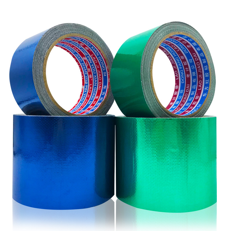 老计胶带 篷布胶带 绿 80mm*8m*10卷 筒 胶粘高清大图