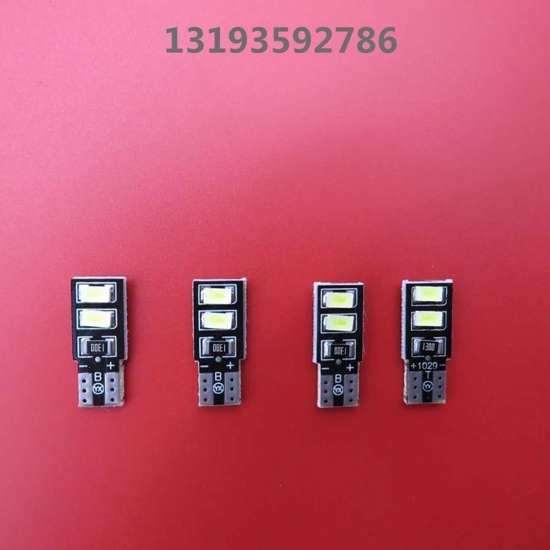 T10/24v[白光]10只 12v24V货车汽车示宽灯侧边灯车顶灯T10LED插泡 小灯泡夜行车灯5w