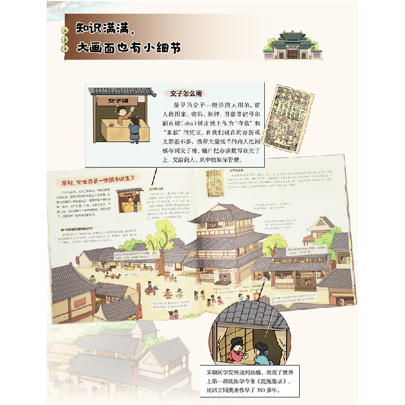 正版新书]全景图说中国文明:我们的钱币赵娜 著,童悦 绘978751高清大图