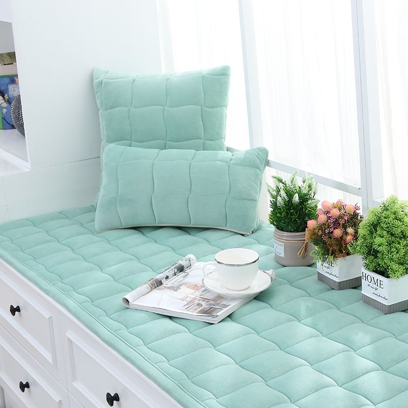 飘窗垫加厚防滑毛绒窗台垫四季通用榻榻米阳台垫坐垫窗台铺垫高清大图